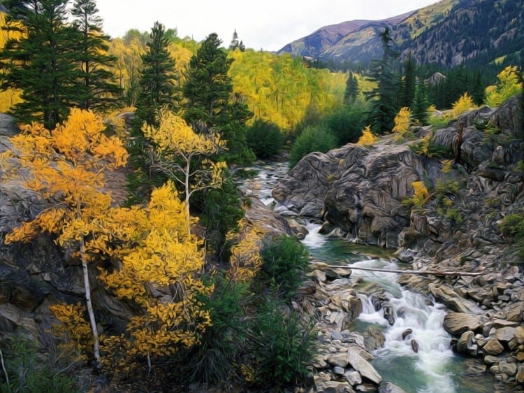 Vikmordere Valley in Fall