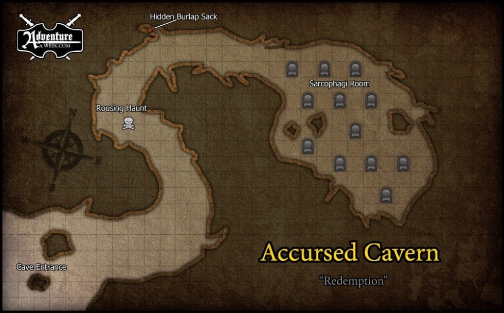 Redemption sidequest map - accursed cavern - JAM
