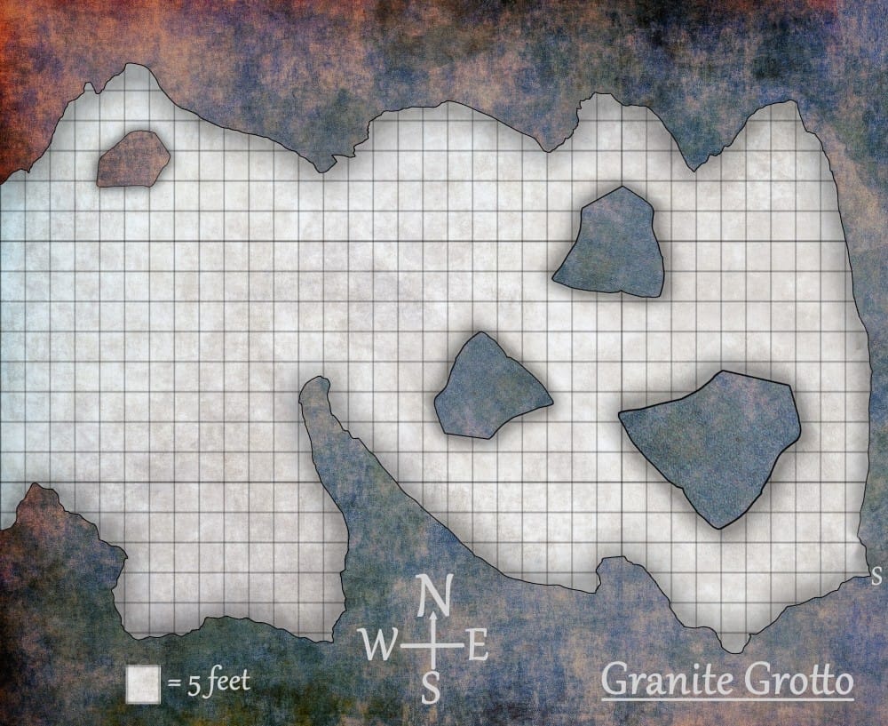 granite grotto map