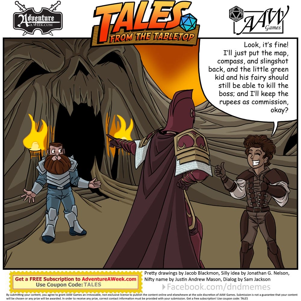 Caption for Tales from the Tabletop #35.