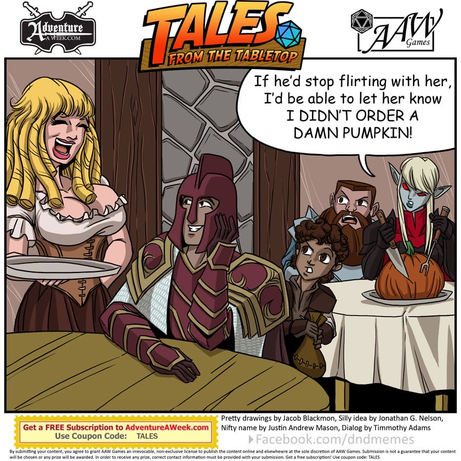 Caption for Tales from the Tabletop #41.