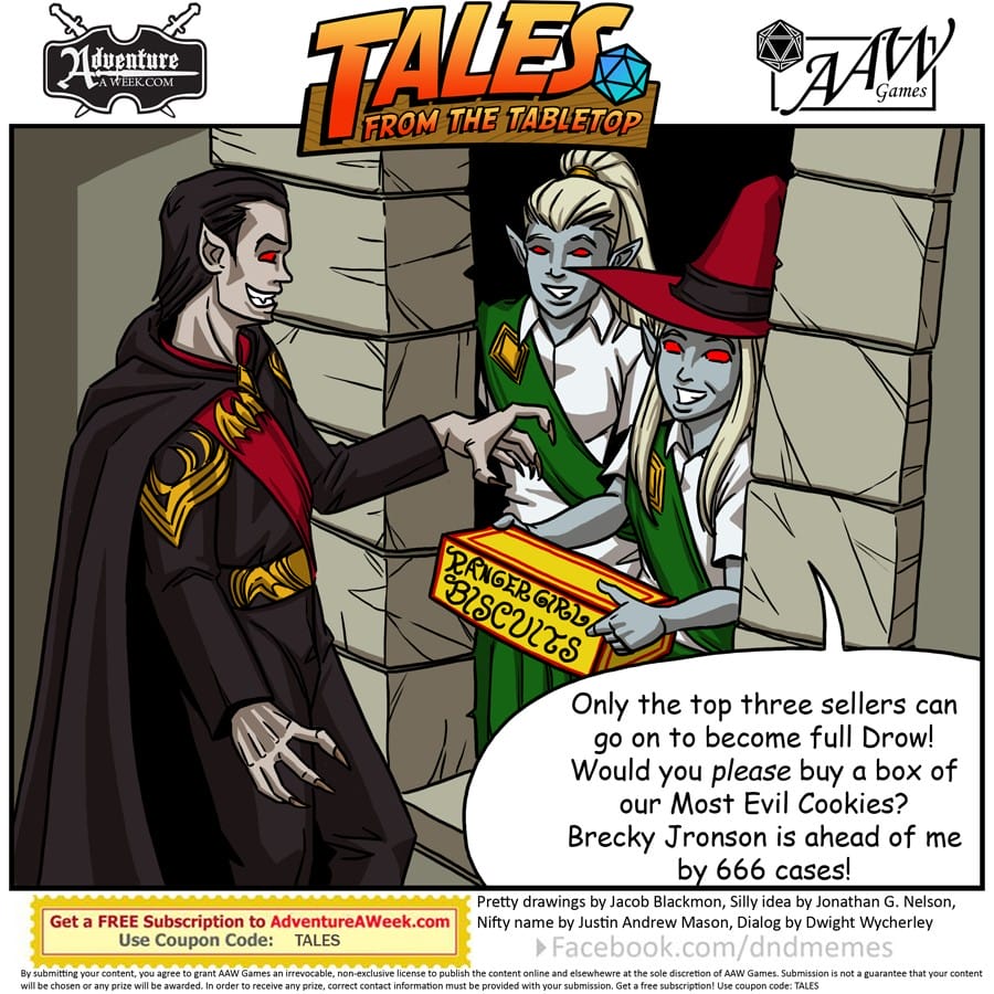 Caption for Tales from the Tabletop #42.