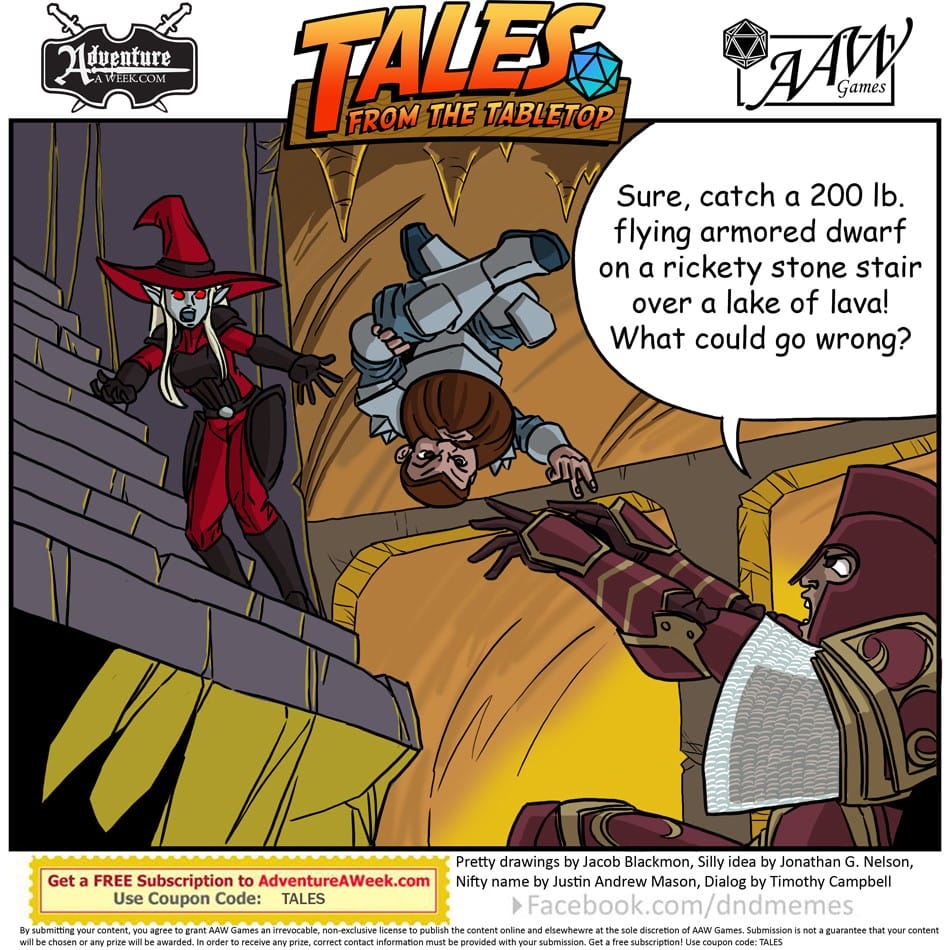 Caption for Tales from the Tabletop #46.