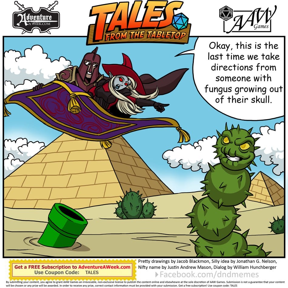 Caption for Tales from the Tabletop #44.