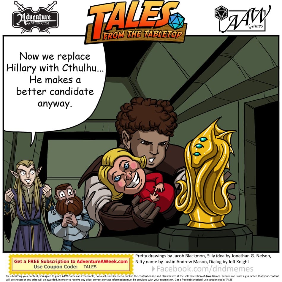 Caption for Tales from the Tabletop #48.