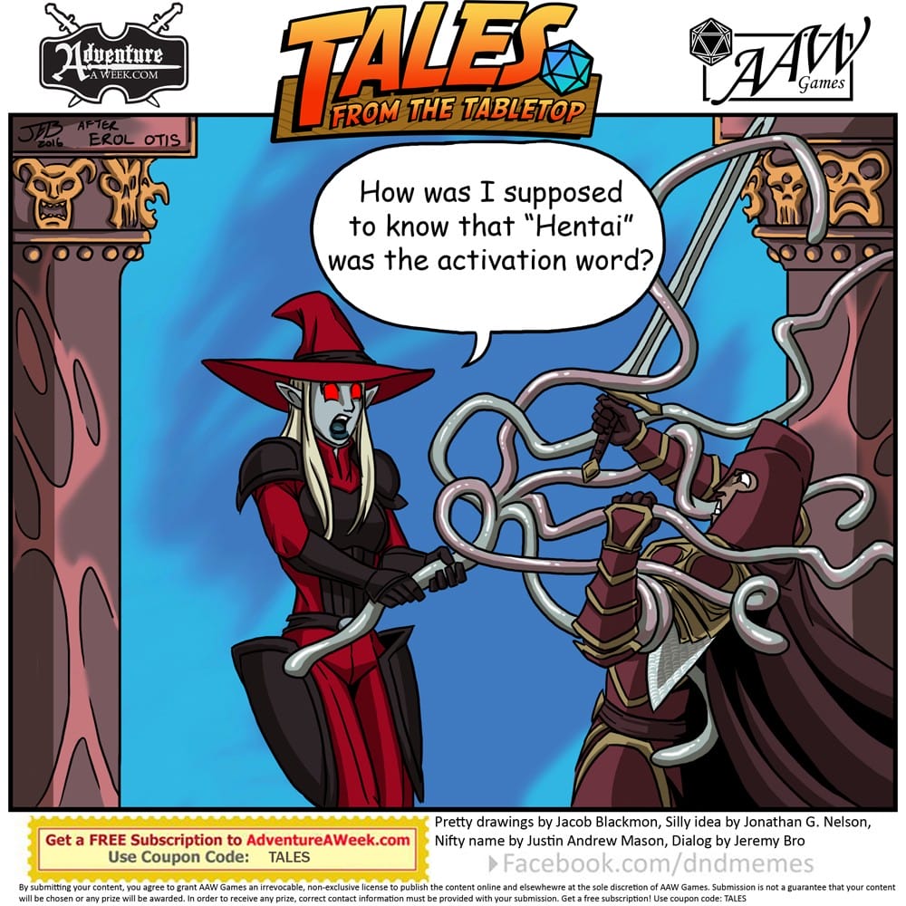 Caption for Tales from the Tabletop #54.