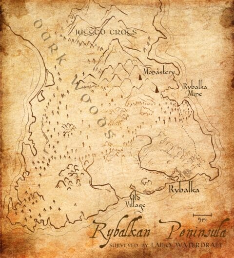 rise of the drow extra rybalkan peninsula map
