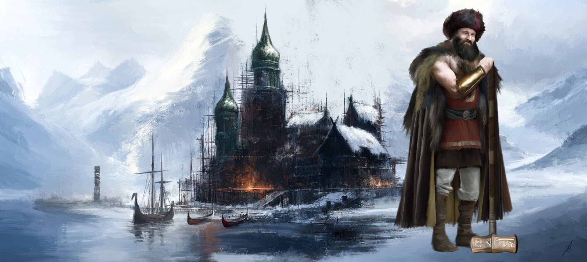 Igor Leonid standing outside Rybalka in The Red Tree of Grudges GM Guide