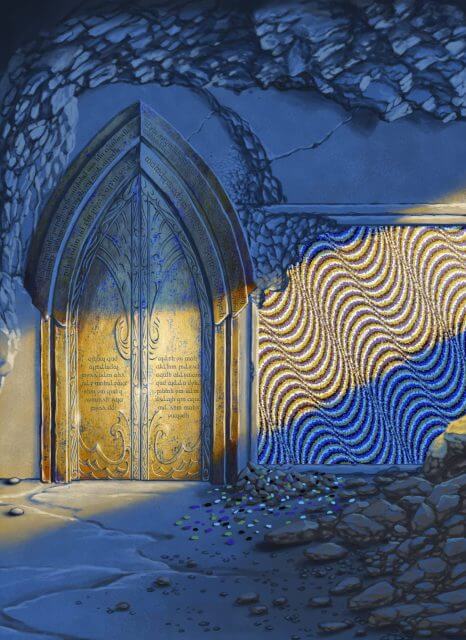 Doors to enter the Dungeon of Rultmoork